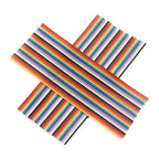 Rainbow Dupont Flat Ribbon Cable 1.27mm Pitch 1 Meter Length 6P‑64P Multi Pin Counts Compatible for FC Dupont Connector