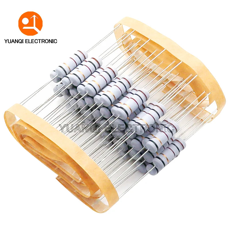10PCS 3W 5% Wire Wound Resistor Fuse Winding Resistance 0.1R 0.15R 0.22R 0.33R 0.47R 0.5R 1R 2.2R 4.7R 6.8R 10R 22R 100R ohm