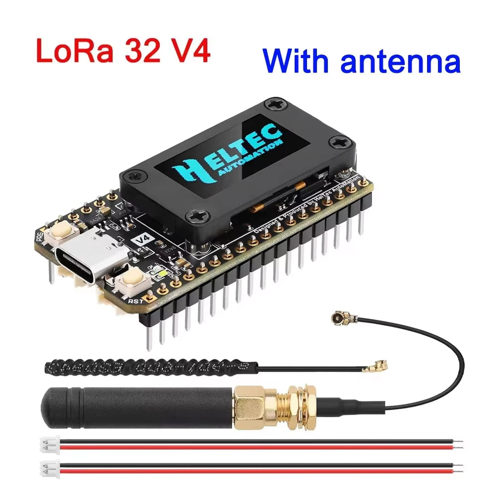 Heltec LoRa 32 V4 Meshtastic GPS ESP32 SX1262 Solar Powered Dev-Board Mesh Network Supports Wi-Fi B/G/N BLE LoRa Communication