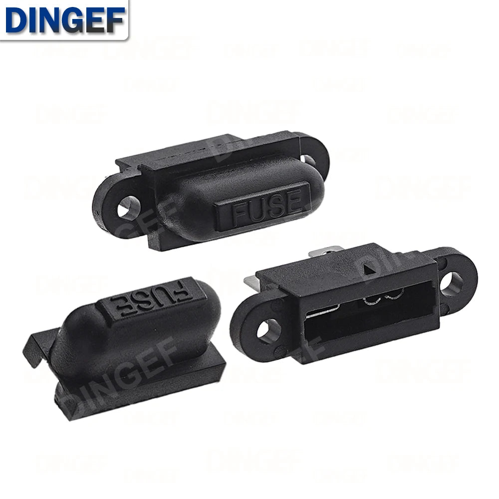 5PCS Waterproof Auto Standard Middle Fuse Holder + 1-50A Car Boat Truck ATC ATO Blade Fuse 3A 5A 10A 15A 20A 25A 30A 35A 40A 50A