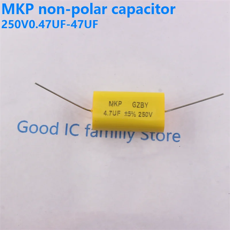 250V MKP 1UF 1.5UF 1.8 2.2UF 2.7UF 3.3UF-47UF Capacitor Audiophiler HIFI Fever Audio Metal Film Coupling Frequency Dividing