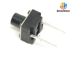 20/50/100Pcs 6x6mm Micro Tactile Switch 2 Pin Momentary Push Button 4.3-12mm Height Tact DIP Switch for Arduino DIY Electronics