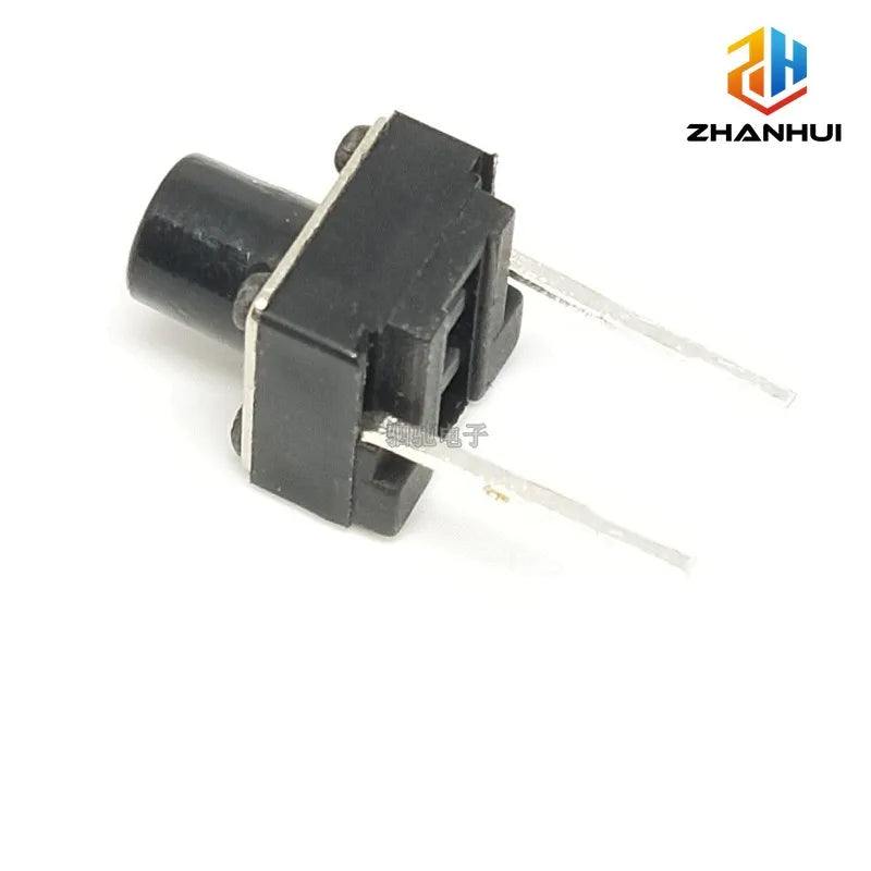 20/50/100Pcs 6x6mm Micro Tactile Switch 2 Pin Momentary Push Button 4.3-12mm Height Tact DIP Switch for Arduino DIY Electronics
