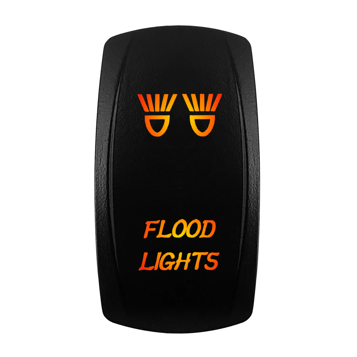 12V-24V Orange Led Rocker Switch Waterproof 20A Amber Light SPST DPDT Toggle Key for Car Boat ATV Camper Motorhome Auto Machine