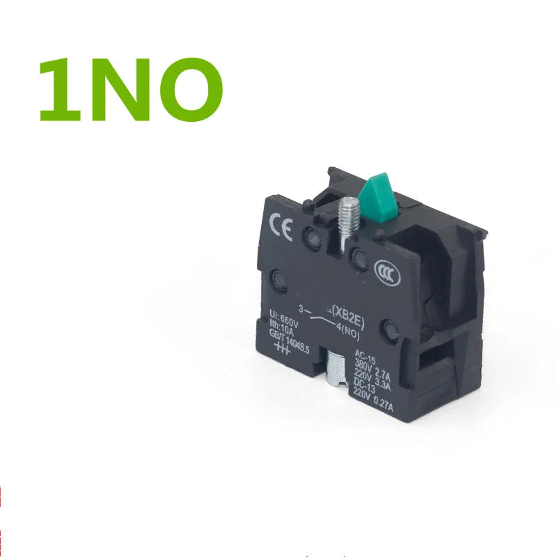 XB2 Rotary Switch 2/3 Position Self Locking / Self Resetting Selector Knob Switch 1NO/2NO/1NO1NC BD21 BD33 BD22 BD25 BD45 BD53