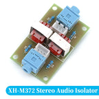 XH-M372 Stereo /Audio Isolator Vehicle Common Ground Suppression Interference Noise Isolation Module Transformer Coupler