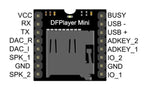 Mini MP3 Player Mini Player Development Module DFPLAYER