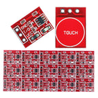 TTP223 Touch Key Capacitive Switch Button Module Capacitor Type Self-Locking/No-Locking Single Channel Reconstruction for Arduin