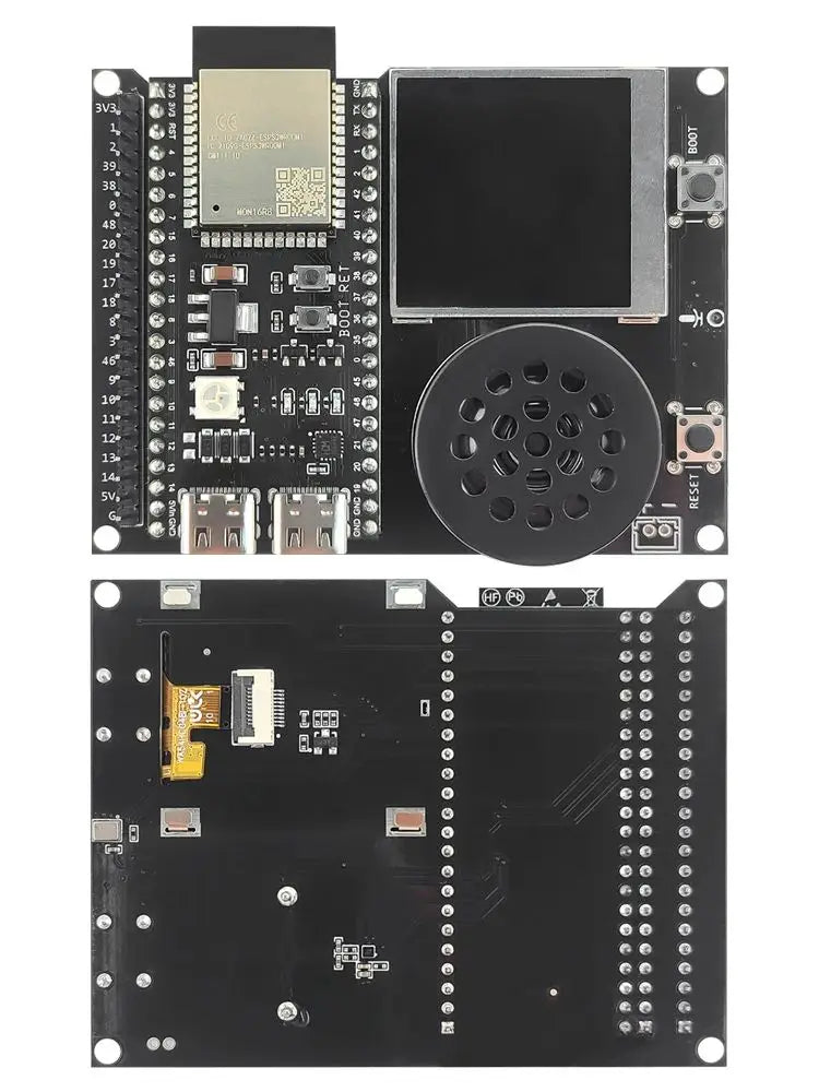 ESP32S3 N16R8 Development Board with 1.54 Inch TFT Display Speaker Expansion Adapter Kit for DIY AI Type-C Wifi Module ESP32-S3