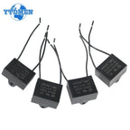 1/2/5PCS CBB61 Motor Run Capacitor 450V AC Fan Capacitors 0.8/1/1.2/1.5/1.8/2/2.5/4/5/6/8/10UF for Ceiling Fan & Air Conditioner