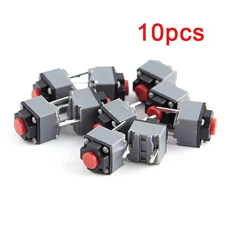10Pcs Mute Button 6*6*7.3 Silent Switch Wireless Mouse Micro Switch