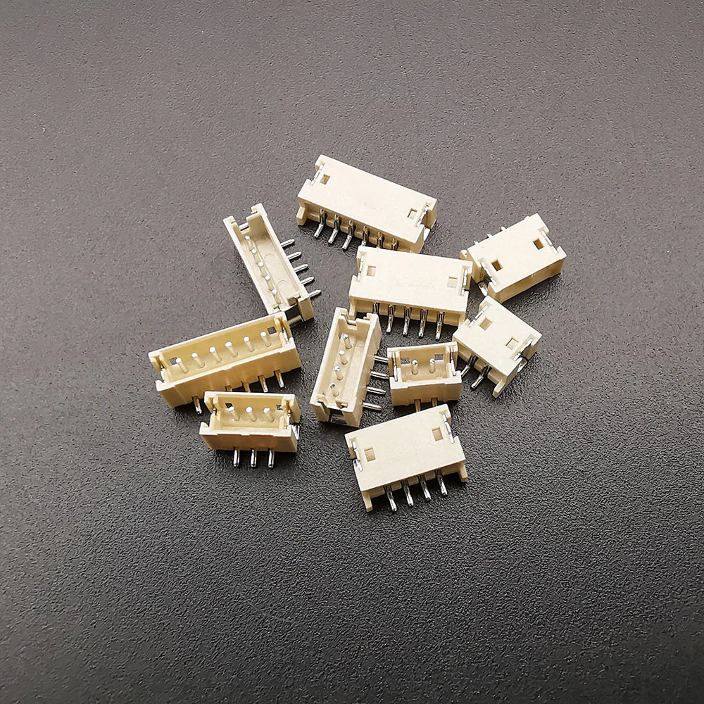 10Pcs SH 1.0mm/JST 1.25mm/ZH 1.5mm/PH 2.0mm/XH2.54mm 2P 3P 4P 5P 6P Horizontal Vertical Male Socket Housing Pin Header Connector