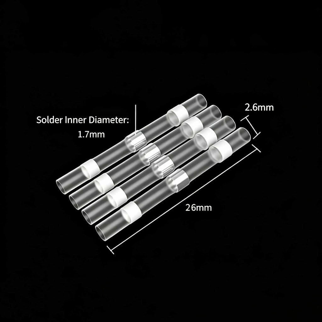 IP67 Waterproof Solder Seal Heat Shrink Wire Connectors Welding Ring Electrical Equipment Cable Connection Heat Shrink Tube