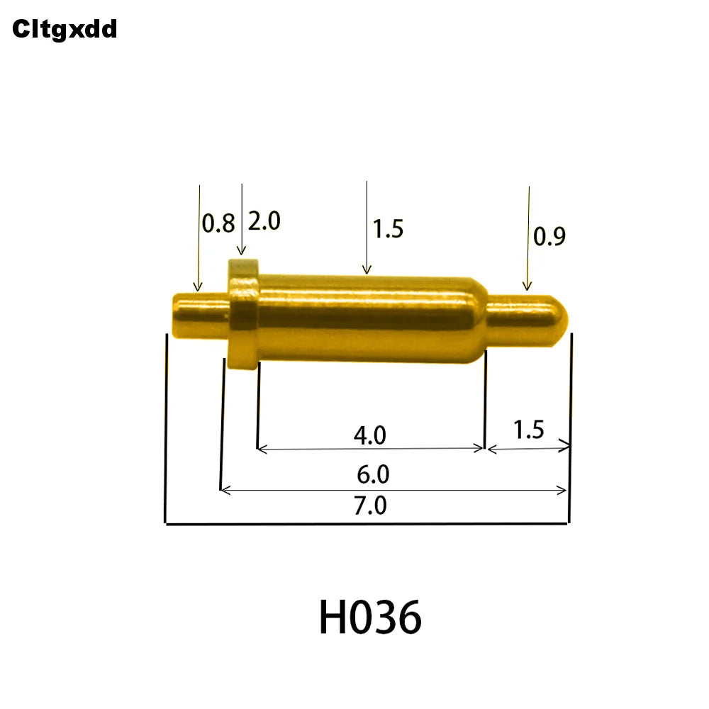 5pcs Pogo Pin Connector Pogopin Battery Spring Loaded Contact SMD Needle PCB 2 3 4 5 6 7 8 9 10 12 14 MM Test Probe H021 - H040
