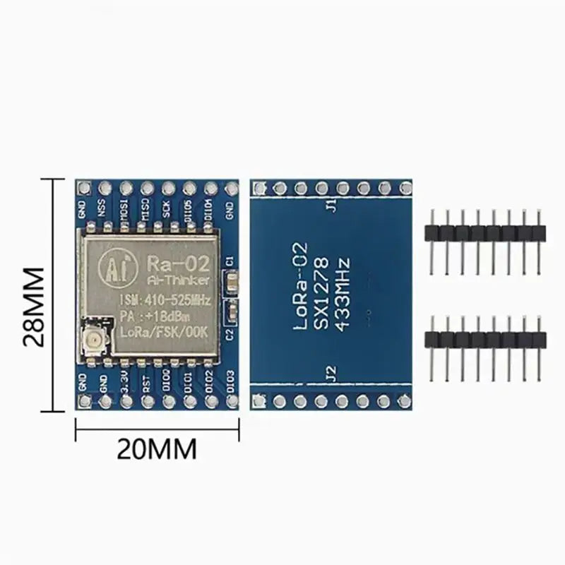 ABZZ-SX1278 Lora Module Lora 02 433M Adapter Module Wireless Transmission SPI Communication Module