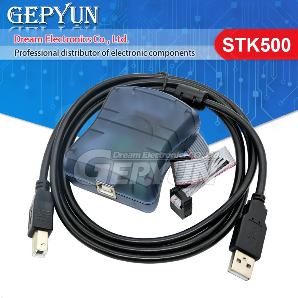 AVR ISP Programmer STK500 AVR ISP Compatible Double Header Interface Upload Booloader For Arduino Burn Program