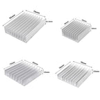 Extruded Aluminum Heatsink Radiator Heat Sink Cooler for Electronic LED Chip Cooling Heat Dissipation