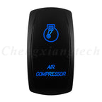 12V 20A Blue Led Car Boat Laser Rocker Switch ON OFF, (ON) OFF, ON OFF ON, (ON) OFF ON, (ON) OFF (ON) Waterproof