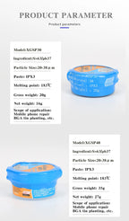 MECHANIC 183℃ Solder Tin Paste Sn63/Pb37 BGA Reballing Welding Flux Soldering Cream for Mobile Phone IC CPU SMD PCB Rework Tools