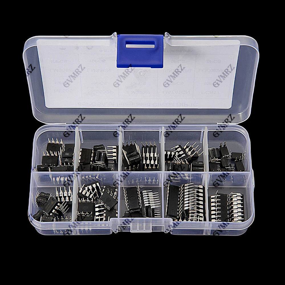 10Values 85PCS IC LM324 PC817 LM358 chip IC kit DIP direct insertion NE555 single precision timer LM393