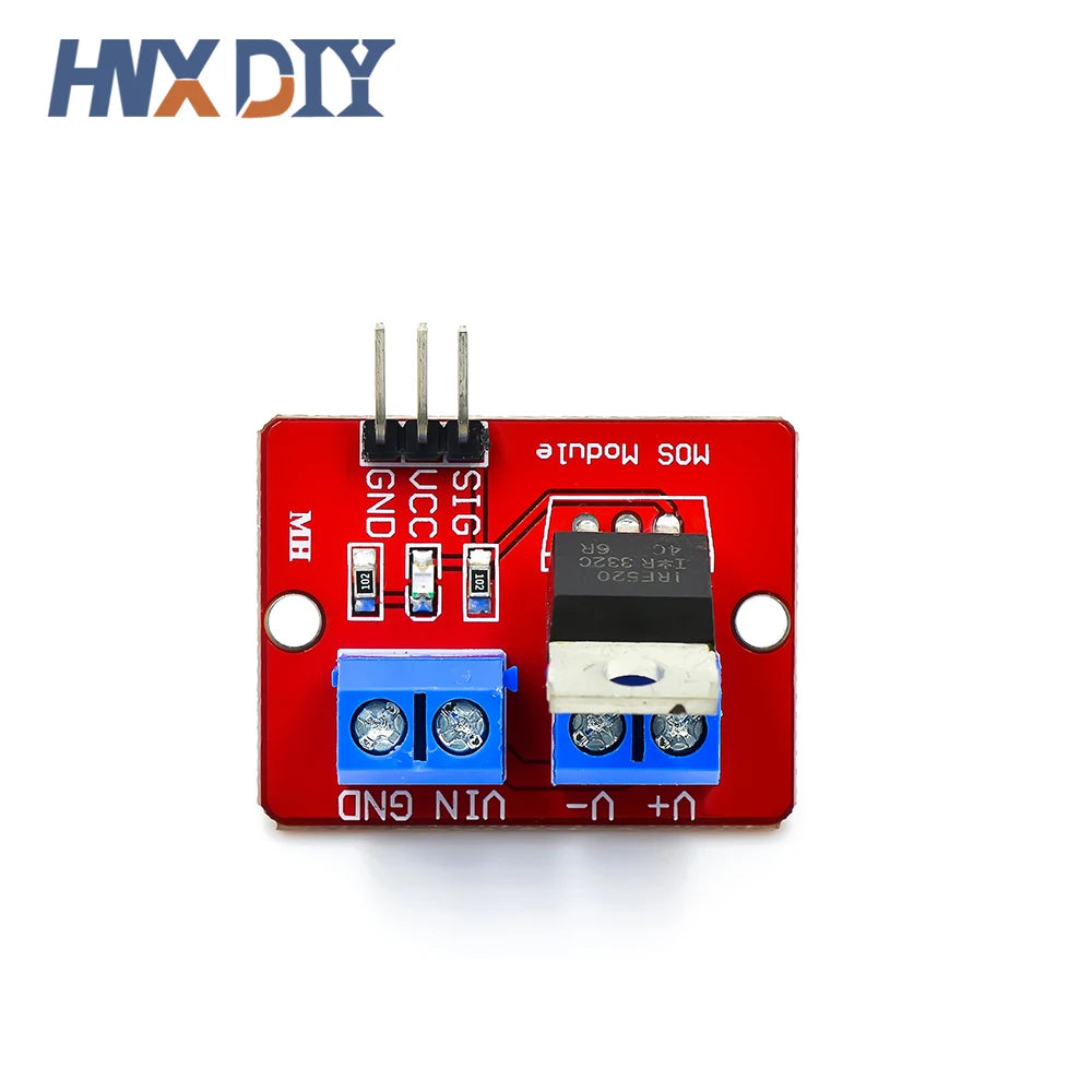 10pcs IRF520 MOS Driver Module PWM Dimmer 0-24V Top Mosfet Button IRF 520 For Arduino MCU ARM Raspberry pi