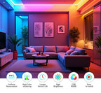 5V 12V 24V Smart SPI RGBIC LED COB Strip Light WS2811 Addressable Programmable Full Color Flexible Lights Bar White/Black PCB