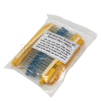 300PCS/Set 30 Kinds 1/4W 1/2W 1W 2W 3W Resistance 1% Metal Film Resistor Pack Assorted Kit 0.1R-750R 1K-820K Resistor 150PCS/Set