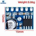 1~5PCS EGBO 5V 5128 Amplifier Board 5W Class D Digital Amplifier Board Mono Audio Module