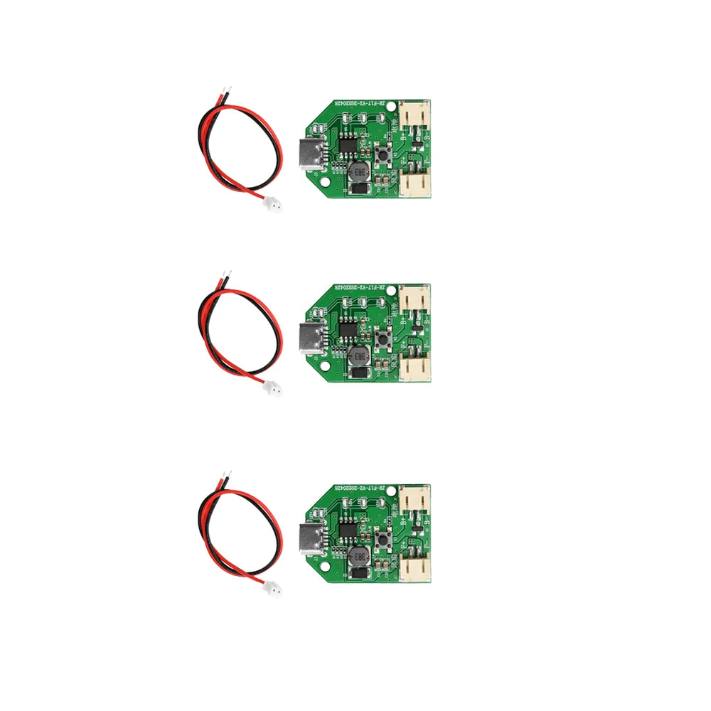 1/3/5/10PCS Type-C Fan Control Board Interface 9V Boost 3-Speed Rechargeable Circuit Board Charging Module USB