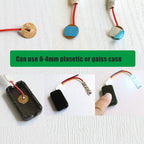 MINI Touch Sensor Switch 3.7-24V 2.5A, Dual Mode Touch Control, for LED Light/Water Level, 4mm Plastic/Glass Panel