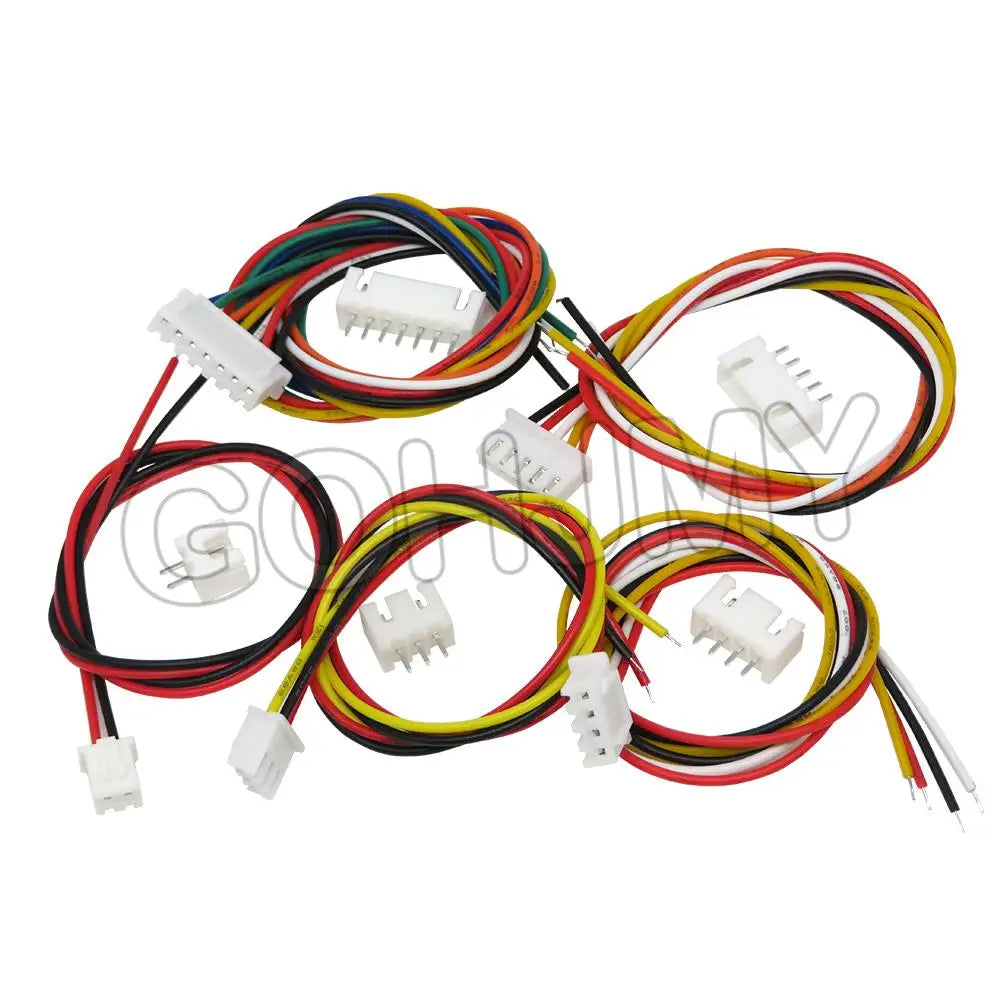 5sets  JST XH2.54 XH 2.54mm Wire cable Connector 2 3 4 5 6 7 8 9 10 PIN male and female plug Socket NEW