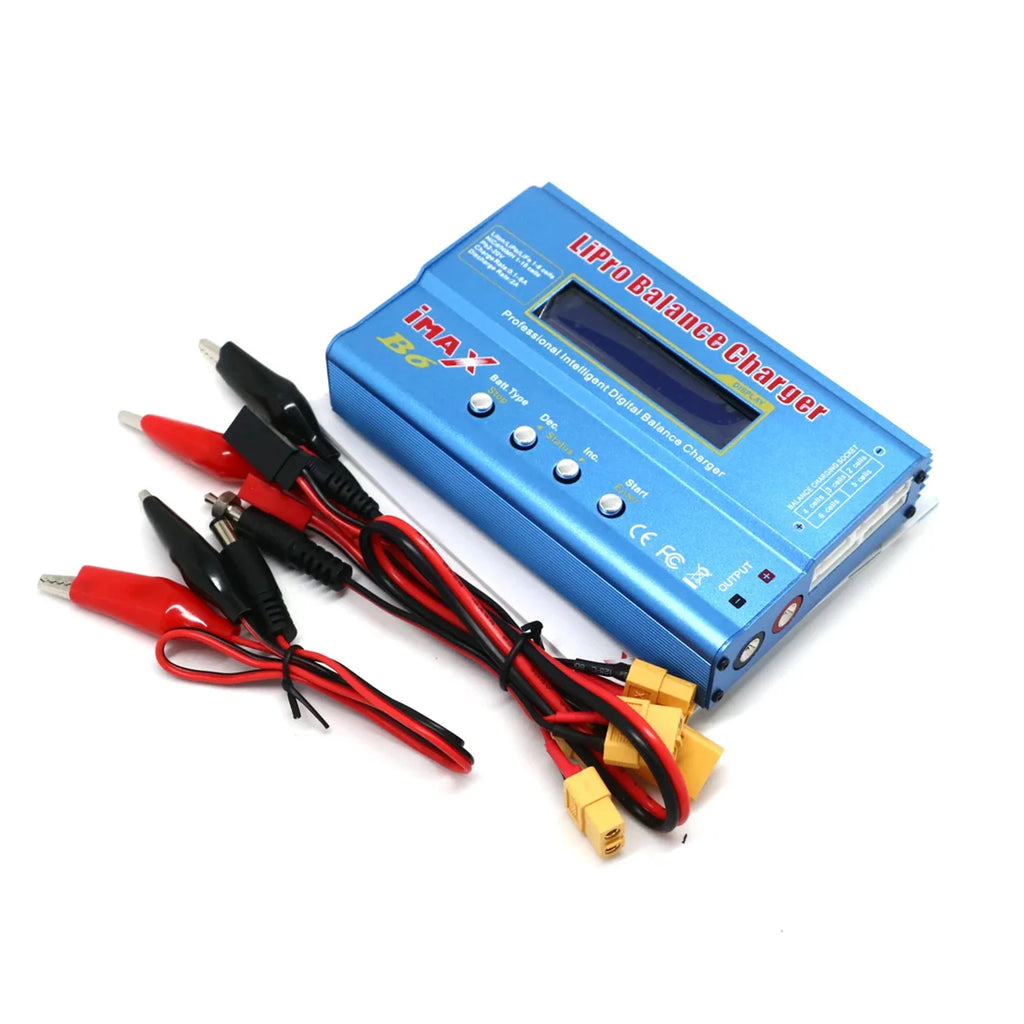 IMAX B6 / B6AC 80W T/XT60plug Lipro Balance Charger Adapter With 12v 5A AC POWER Adapter(EU/US/AU Plug) for RC Multirotor Drone