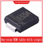 50PCS/LOT SMC DO-214AB ES5A ES5A ES5J ES3J RS5M  RS3M ES5D ES3D ES5G ES3G 3A 5A 200V 400V 600V 1000V 1KV SMD Fast Recovery Diode