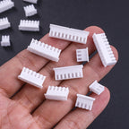 100Pcs JST XH2.54 Connector Kit 2 3 4 5 Pin Male Female Plastic Shell Wire Terminals Male Plug & Female Socket for Electronics