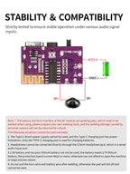 1-10 PCS DIY BT Audio Receiver Board DC 3.5V-5V 5W Mono Amplifier Decoder Board MP3 Player TWS 3.5mm AUX Speaker Stereo Module