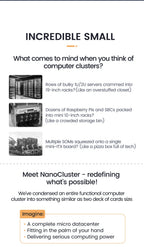 Sipeed NanoCluster 7-Node CM4/CM5 Mini Server - Compact Kubernetes K3S Edge AI Homelab for Raspberry Pi Cluster
