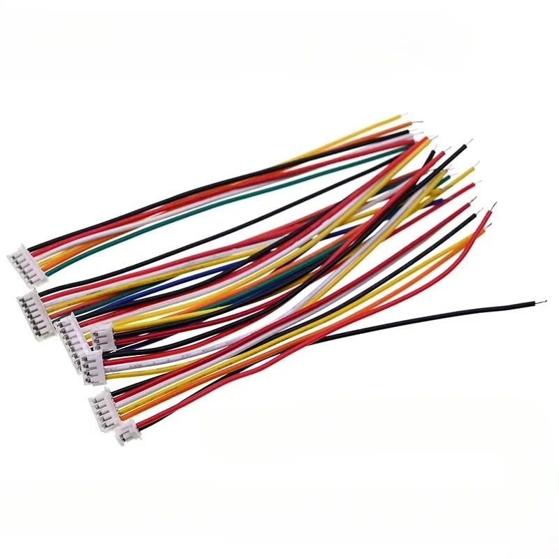 10pcs ZH 1.5mm 2/3/4/5/6/7/8/9/10/11/12Pin 60/200/500mm Terminal Crimp 28AWG Connector Electronic Wire to Board Cable