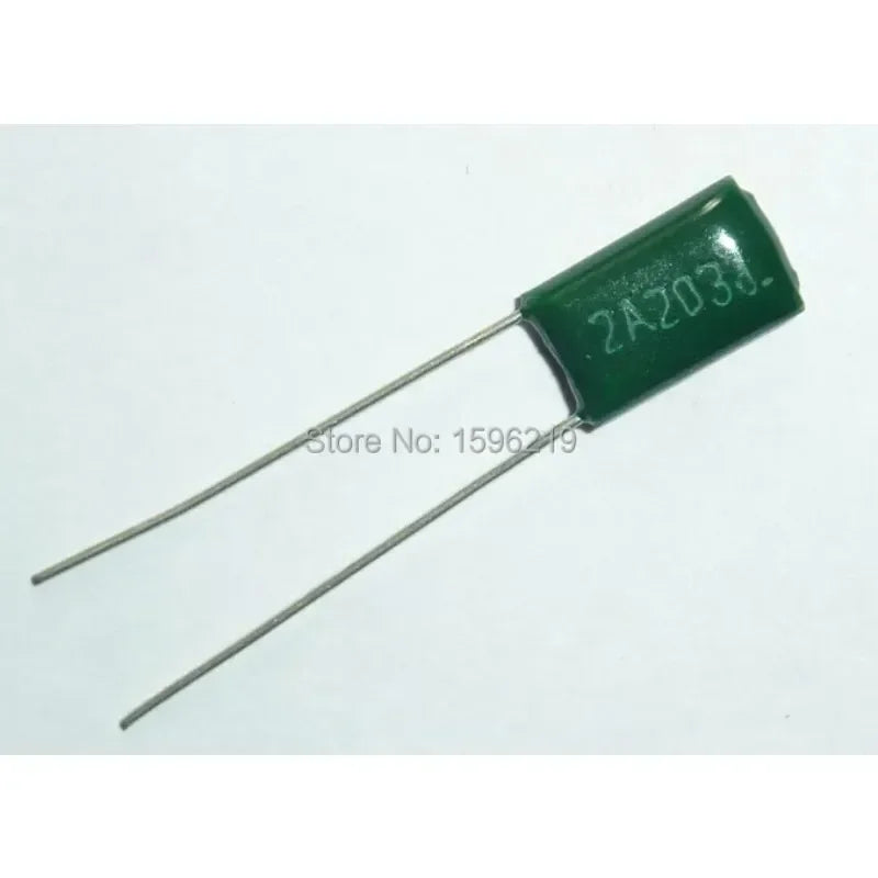 50Pcs/200Pcs Mylar Film Capacitor 100V 2A203J 20nF 2A203 5% Polyester Film capacitor