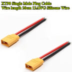 XT90 XT90S Male Female Plug Battery Connector with 12AWG Silicone Wire 10cm/15/20/30/50cm for RC Airplane Lipo Battery Drone Car
