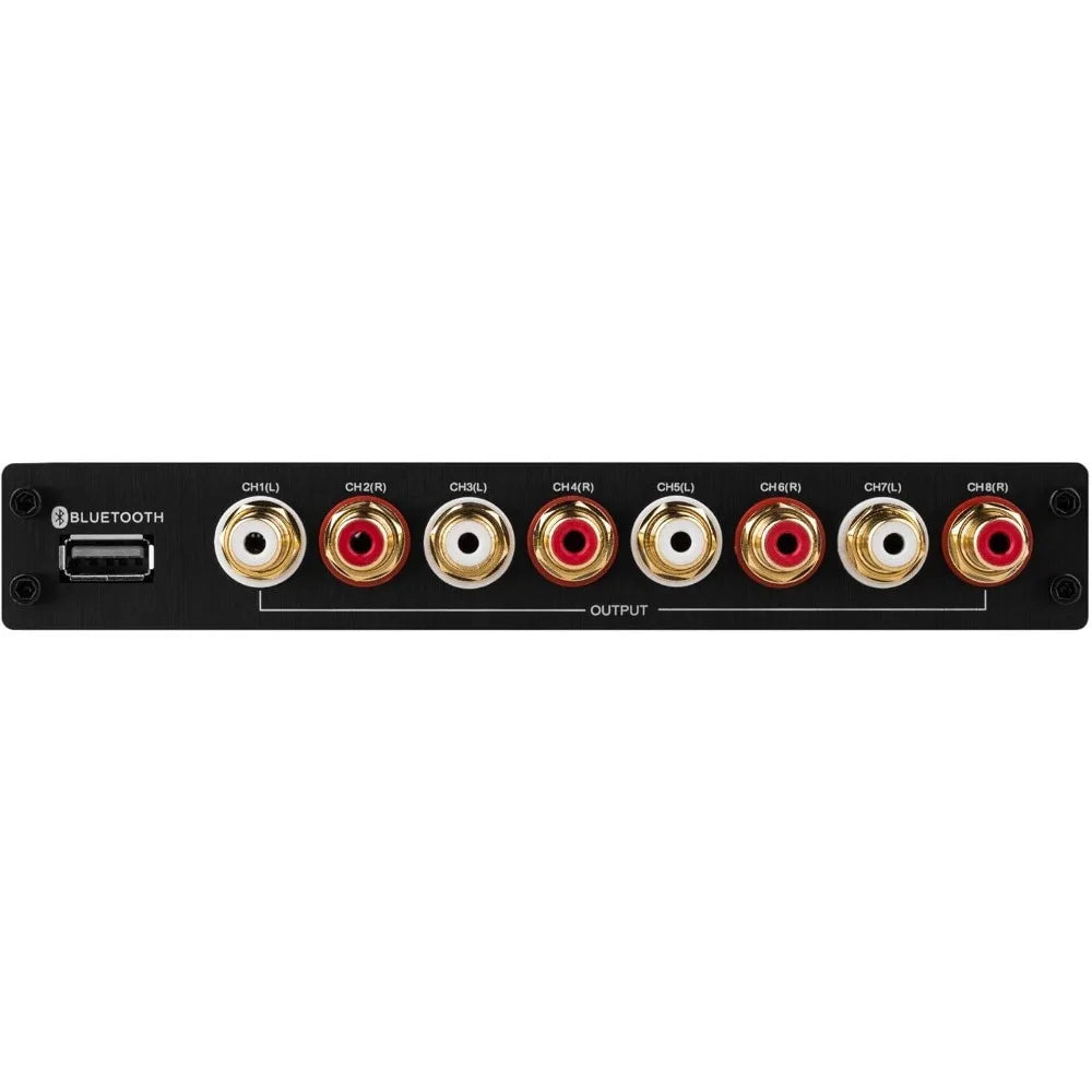 DSP-408 4 In 8 Out Digital Signal Processor Audio Equalizer Crossover Time Alignment