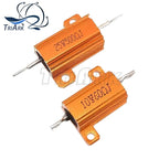 RX24 5W 10W 25W 0.01 ~ 30K Aluminum Power Metal Shell Case Wirewound Resistor 1 2 3 5 6 8 10 20 100 150 1K 10K 20K 30K 100K ohm