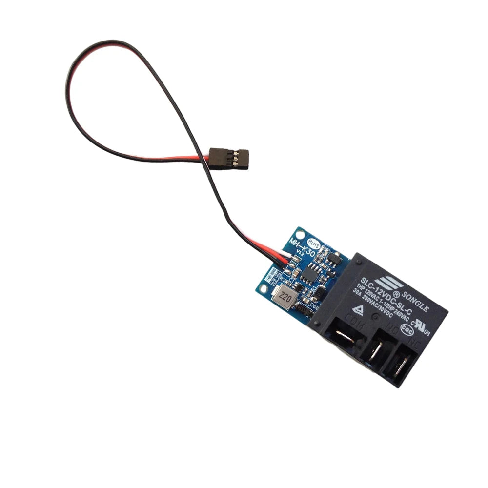 30A Electronic Relay Module 12V 1/2 Channel High Power PWM Relay Switch Remote Control On Off for DIY RC Models