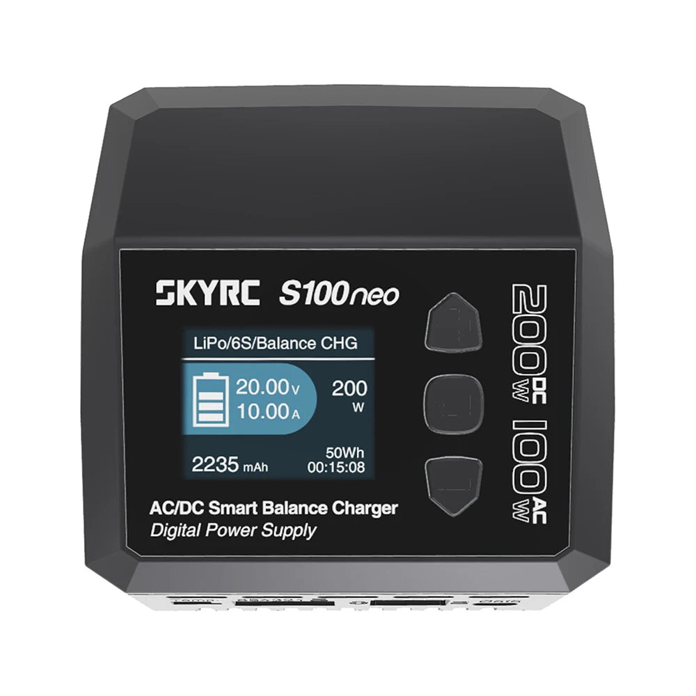 SkyRC S100neo Balance Charger AC/DC 12A Smart LiPo Battery RC Charger Discharger