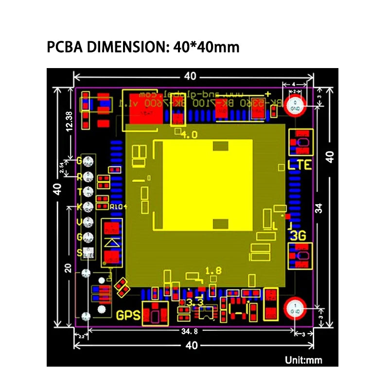 SIMCom A7608SA-H breakout LTE Cat.4 4G Module Wireless Cellular Modem Compatible SIM7600 For IoT DTU Vehicle Tracking Terminal