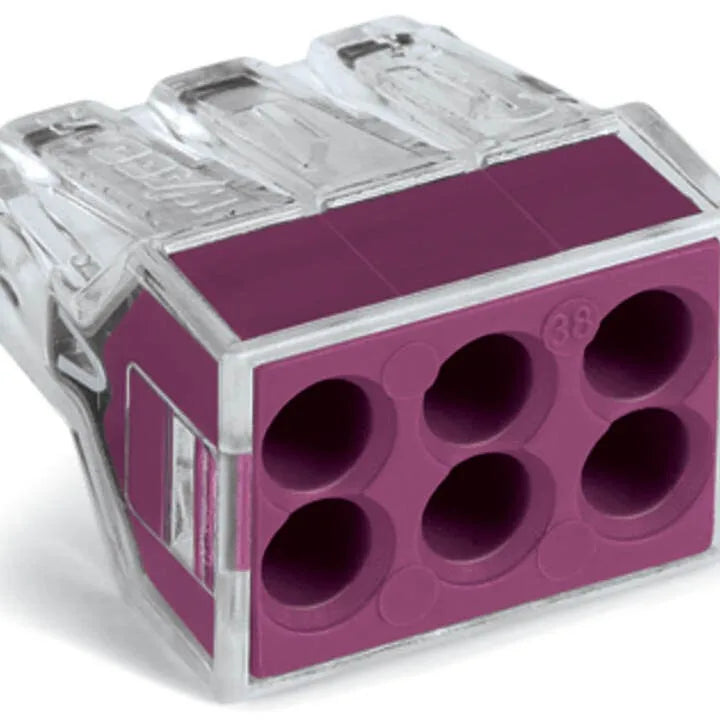 WAGO 773‑102 104 106 108 602 604 606 173 Push‑Wire Junction Box Connector, Screwless Quick Splice Terminal Block 400V
