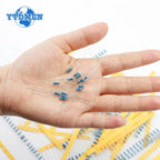 500/2500PCS Metal Film Resistor Assorted Kit 1/4W 1% 1R~10M ohm Resistance Diy Electronic Kit