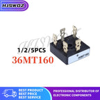 1-5PCS Original 36MT160 36MT160 36A1600V Three-phase rectifier bridge Bridge Rectifier Brand New In Stock