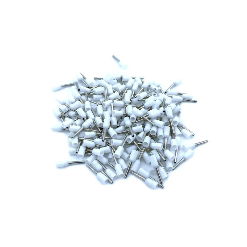 1000PCS Insulated Ferrules Terminal Block E0508 E7508 1008 1508 Cord End Wire Connector Electrical Crimp Terminator Cold Pressed