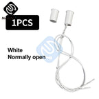 1/5PCS Magnetic Reed Switch RC-33 NC Recessed Wired Window Door Contact Sensor Detector for Home Security Burglar Alarm Systems