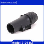 2pcs 3Pins Waterproof IP65 True Locking Powercon Male Plug Jack Power Female Sockets Chassis Wire Connectors